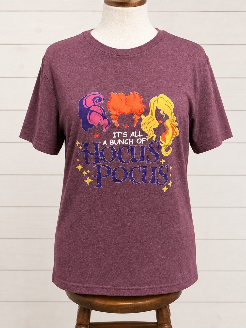 Women’s Hocus Pocus Graphic Tee - Plum